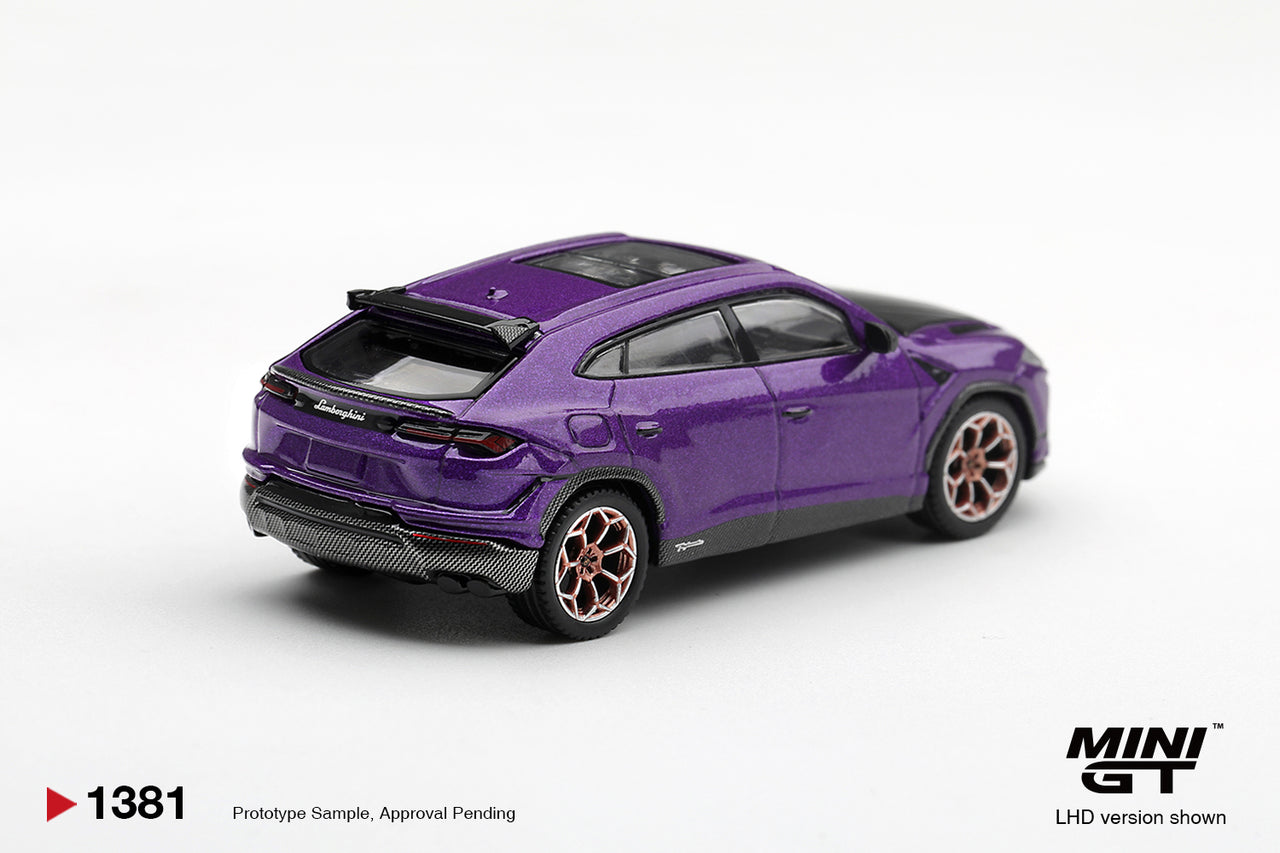 (PRE-ORDER) Mini GT 1:64 Lamborghini Urus Performante Viola Pasifae MGT01381-R