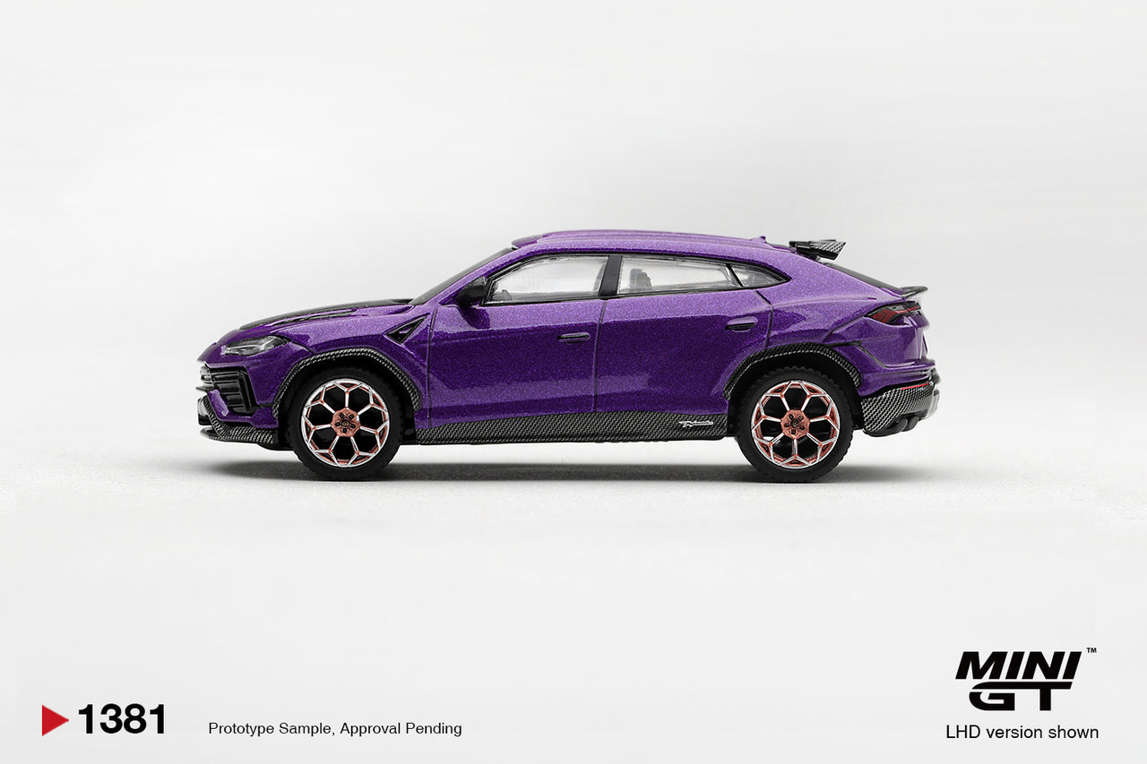 (PRE-ORDER) Mini GT 1:64 Lamborghini Urus Performante Viola Pasifae MGT01381-R