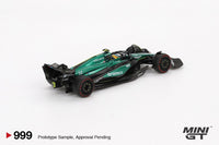 Thumbnail for MINI GT 1:64 Aston Martin AMR24 #14 Fernando Alonso F1 2024 Bahrain GP MGT00999-L