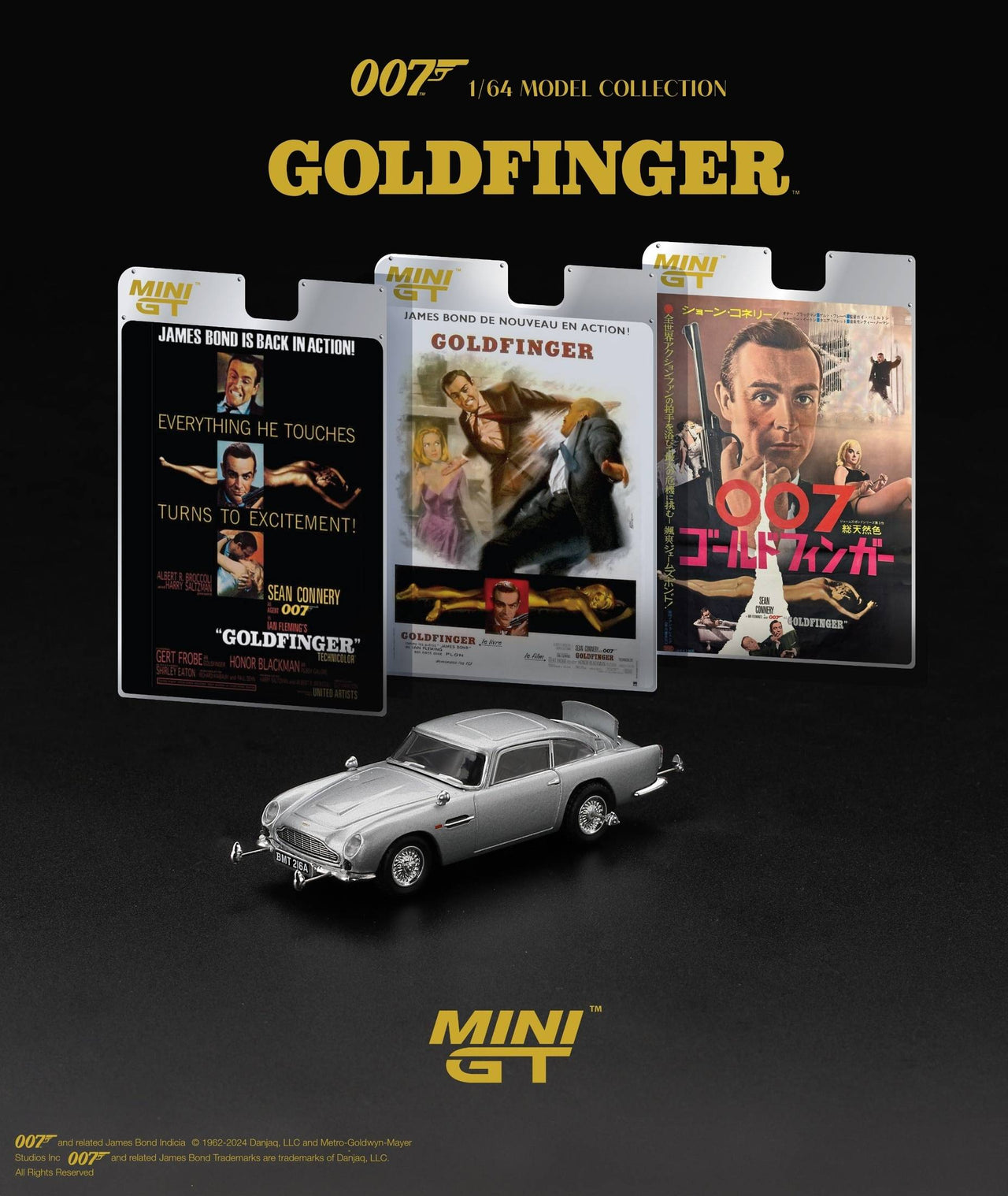 MINI GT 1:64 Aston Martin DB5 “Goldfinger” MGT00900-007E