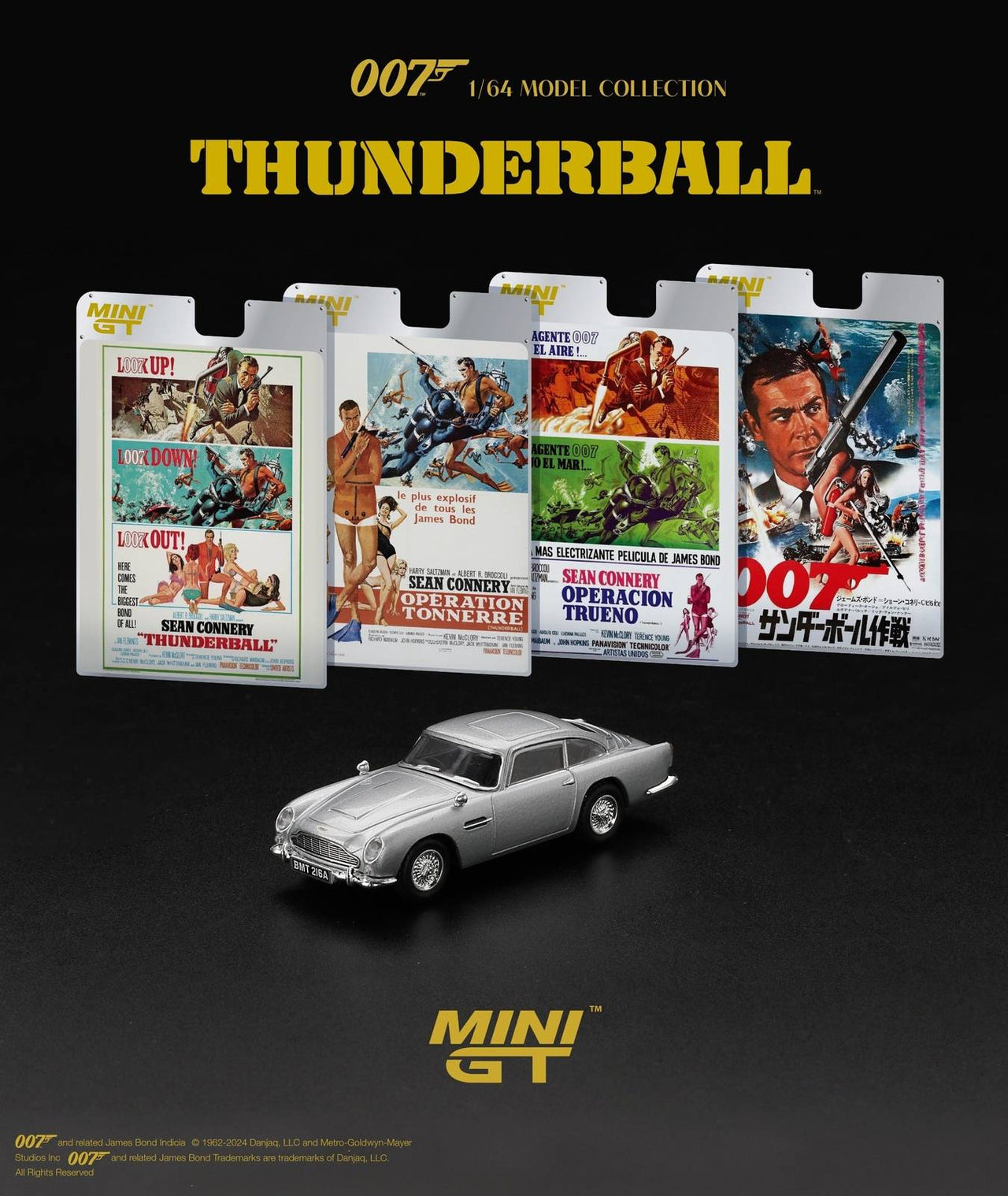 MINI GT 1:64 Aston Martin DB5 Thunderball MGT00901-007E