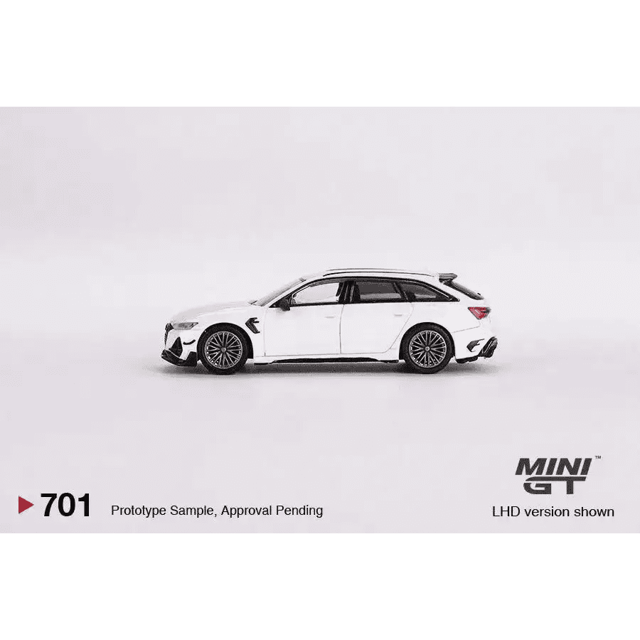 MINI GT 1:64 Audi ABT RS6-R Glacier White Metallic MGT00701-R