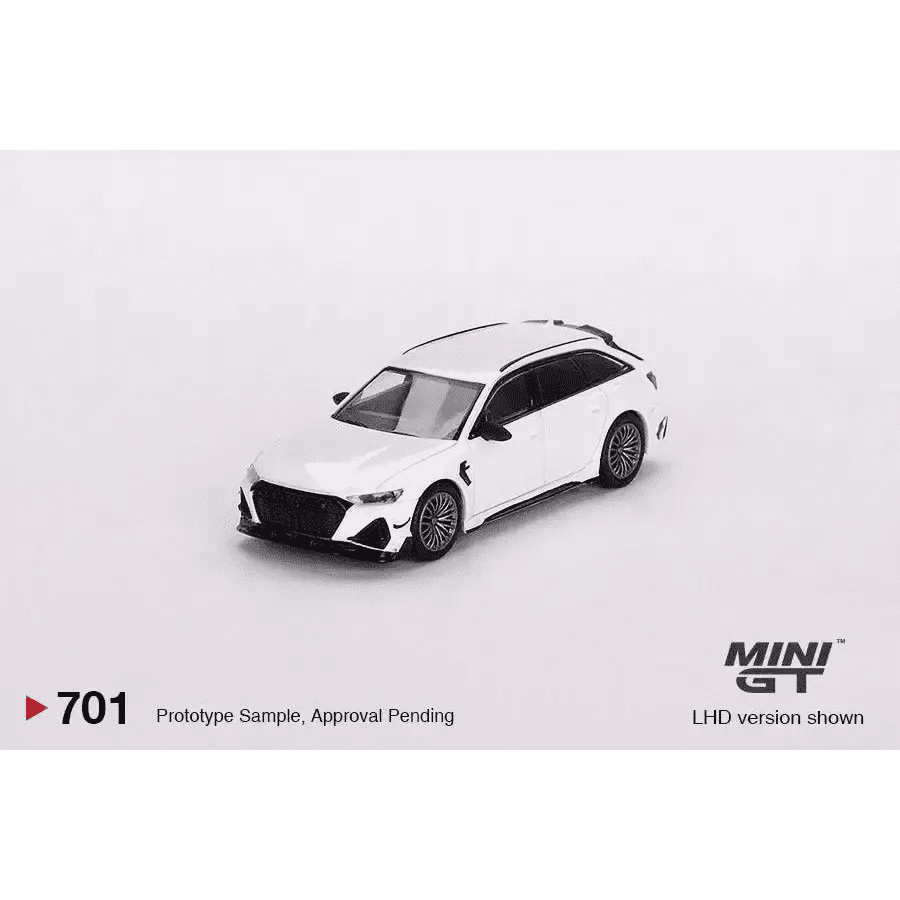 MINI GT 1:64 Audi ABT RS6-R Glacier White Metallic MGT00701-R