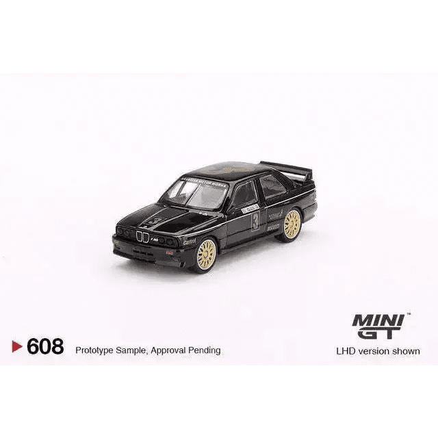 MINI GT 1:64 BMW M3 #3 JPS Team BMW 1987 ATCC Championship Winner, Australia Exclusive #608