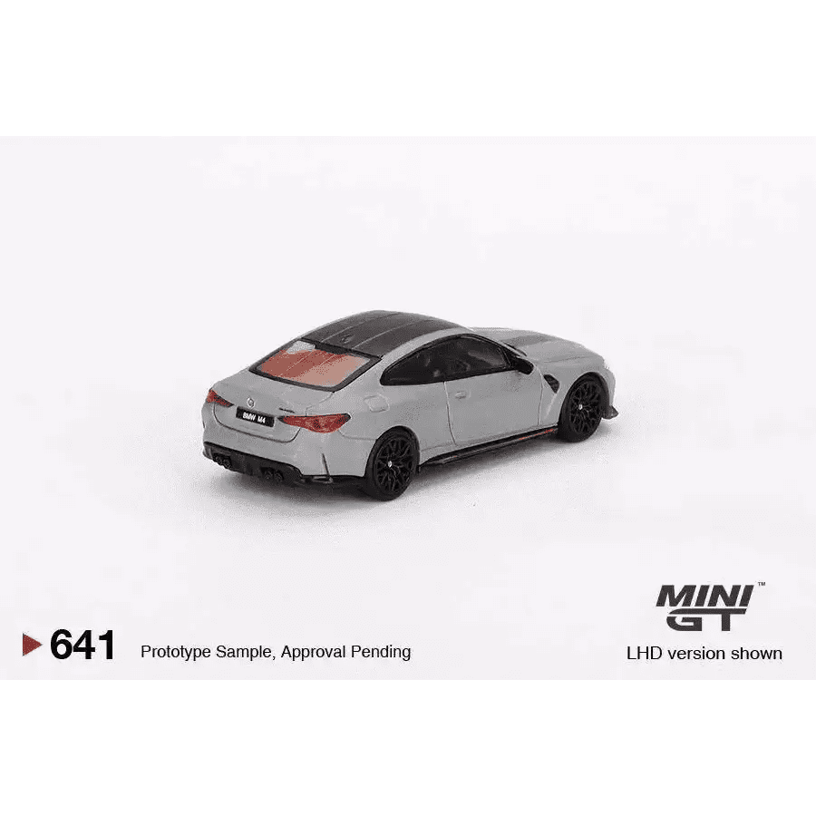 MINI GT 1:64 BMW M4 CSL G82 Frozen Brooklyn Grey Metallic MGT00641-R