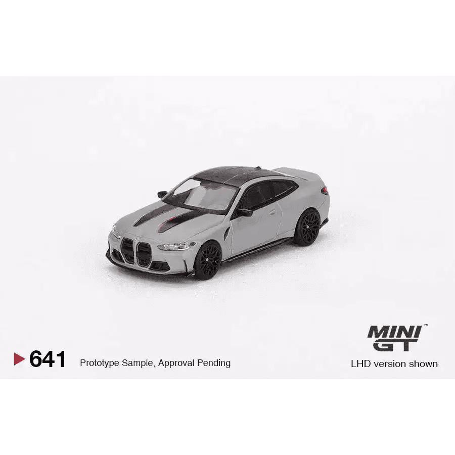 MINI GT 1:64 BMW M4 CSL (G82) Frozen Brooklyn Grey – Little