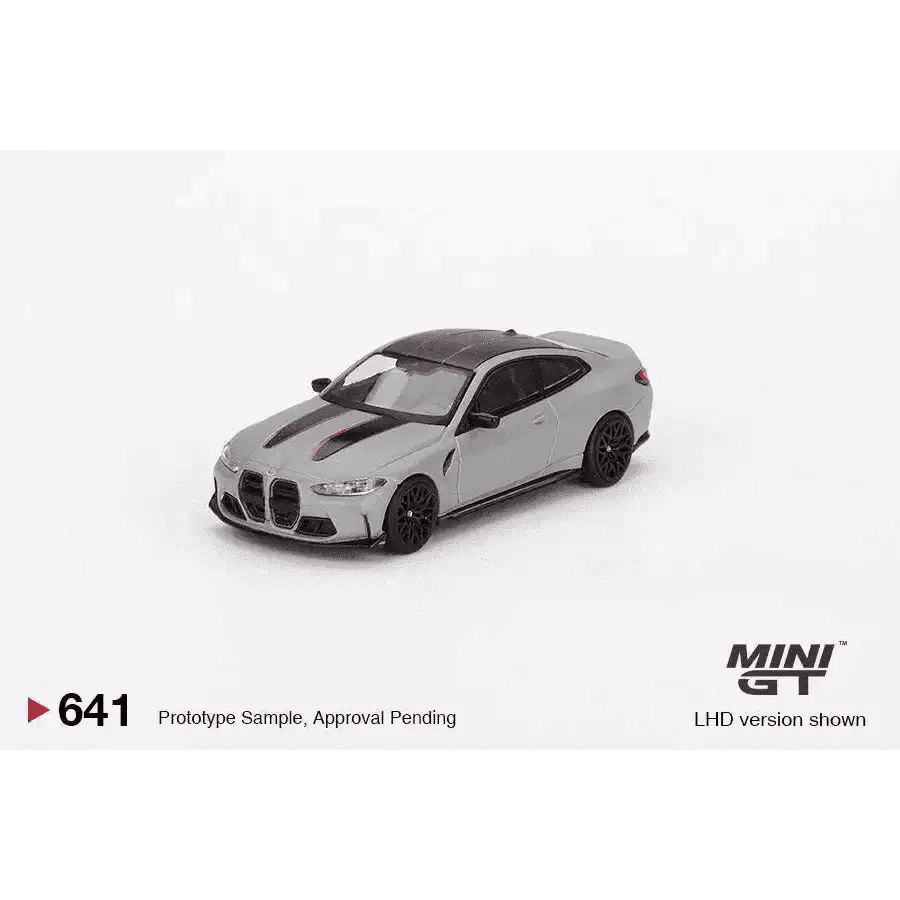 MINI GT 1:64 BMW M4 CSL G82 Frozen Brooklyn Grey Metallic MGT00641-L