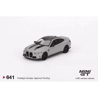 Thumbnail for MINI GT 1:64 BMW M4 CSL G82 Frozen Brooklyn Grey Metallic MGT00641-L