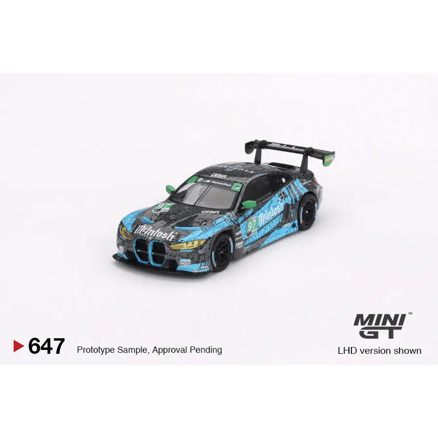 MINI GT 1:64 BMW M4 GT3 #97 Turner Motorsport IMSA 2023 Laguna Seca GTD 2nd Place MGT00647-L