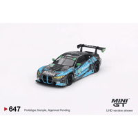 Thumbnail for MINI GT 1:64 BMW M4 GT3 #97 Turner Motorsport IMSA 2023 Laguna Seca GTD 2nd Place MGT00647-L