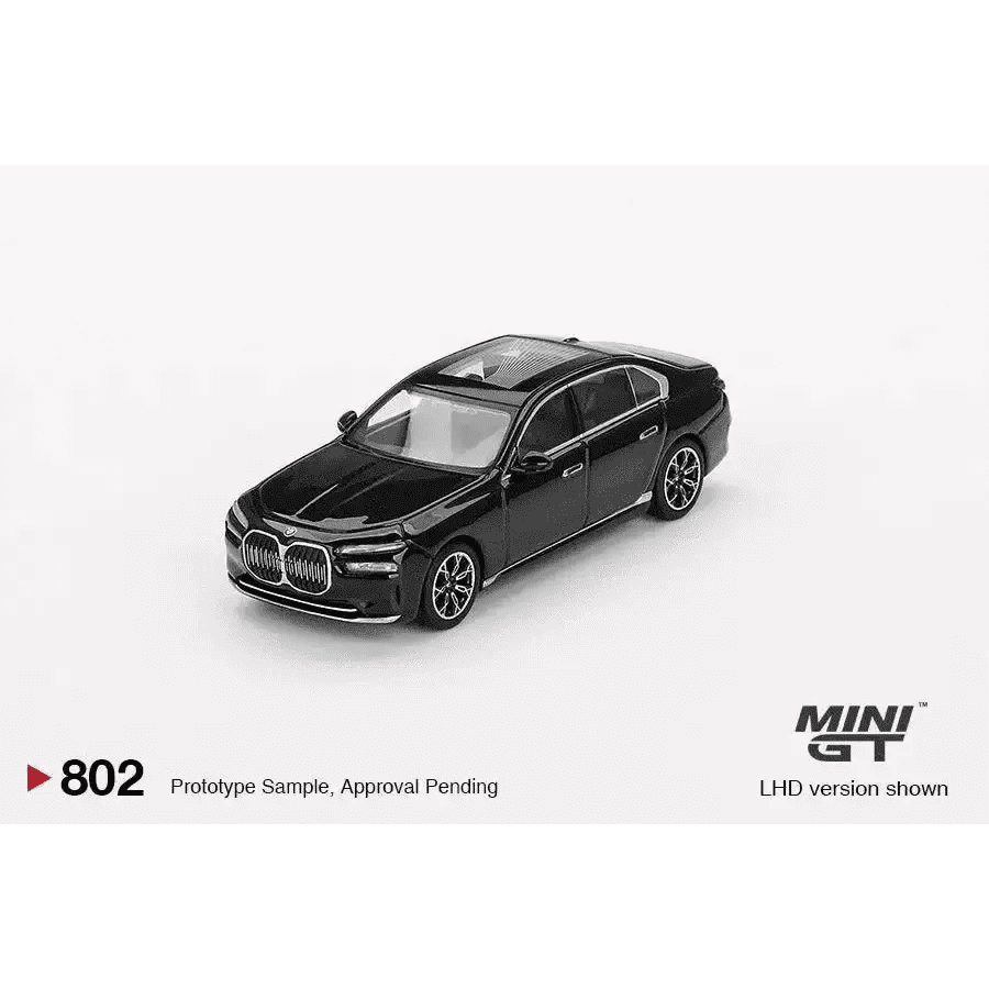 MINI GT 1:64 BMW i7 eDrive50 Black Sapphire MGT00802-R