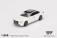 Thumbnail for MINI GT 1:64 BMW i7 eDrive50 Mineral White MGT00819-R