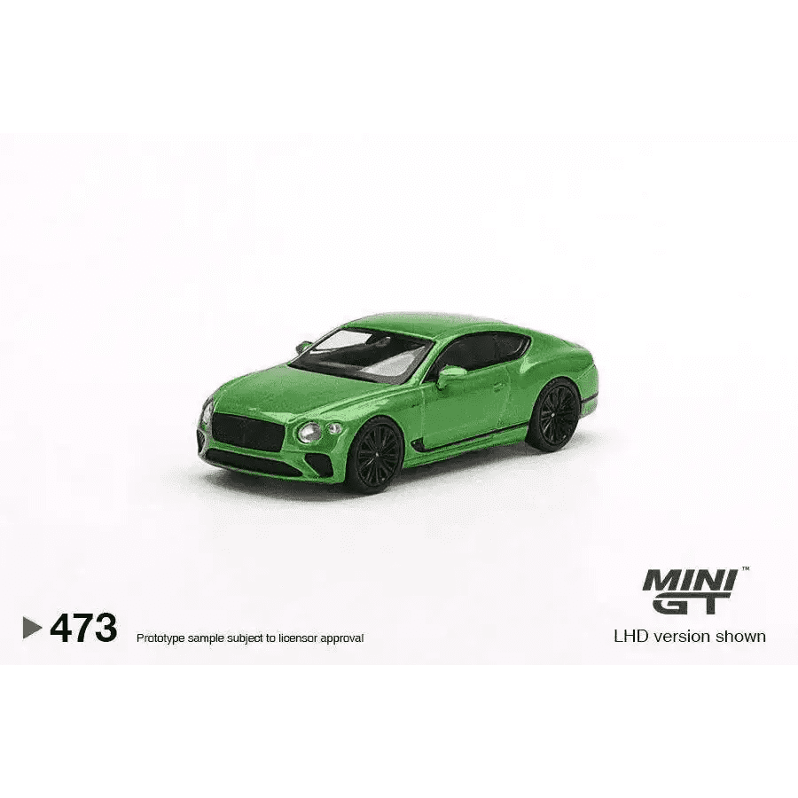 MINI GT 1:64 Bentley Continental GT Speed 2022 Apple Green MGT00473-R