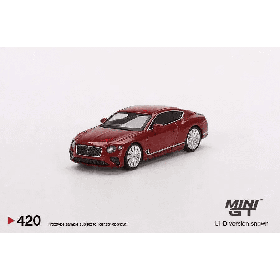 MINI GT 1:64 Bentley Continental GT Speed Candy Red