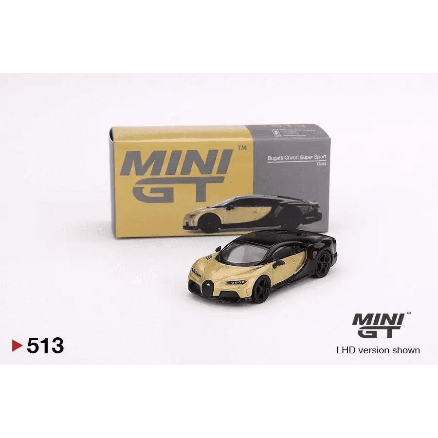 MINI GT 1:64 Bugatti Chiron Super Sport Gold MGT00513-MJC