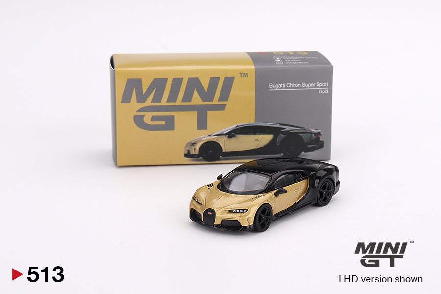 MINI GT 1:64 Bugatti Chiron Super Sport Gold MGT00513-MJC