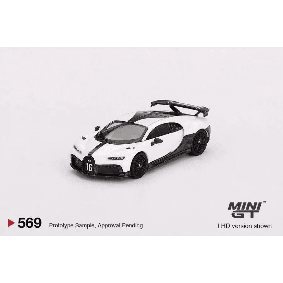 MINI GT 1:64 Bugatti Chiron Super Sport White MGT00569-L