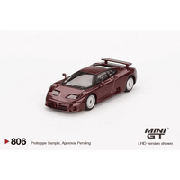 Thumbnail for MINI GT 1:64 Bugatti EB110 GT Dark Red Metallic MGT00806-L