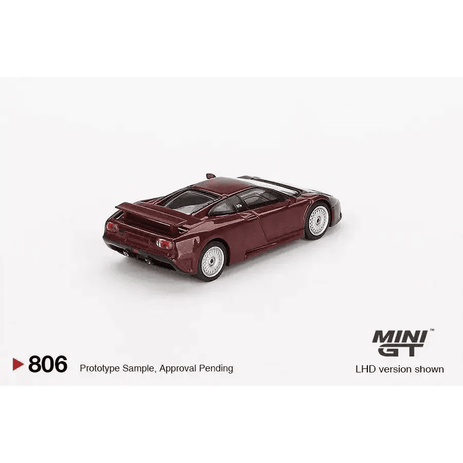 MINI GT 1:64 Bugatti EB110 GT Dark Red Metallic MGT00806-L