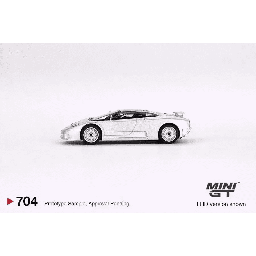 MINI GT 1:64 Bugatti EB110 GT Grigio Chiaro SILVER MGT00704-L