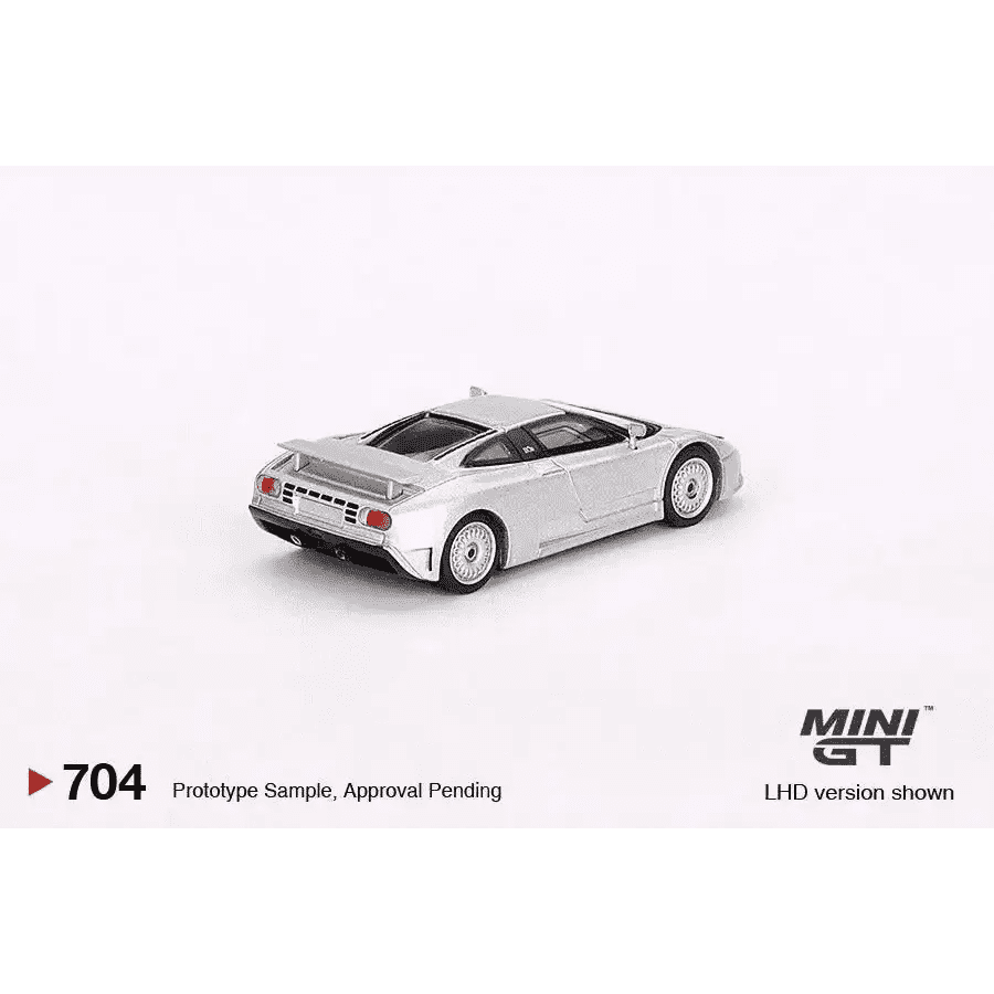 MINI GT 1:64 Bugatti EB110 GT Grigio Chiaro SILVER MGT00704-L