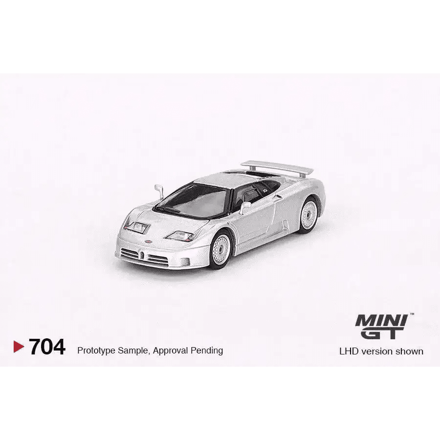 MINI GT 1:64 Bugatti EB110 GT Grigio Chiaro SILVER MGT00704-L