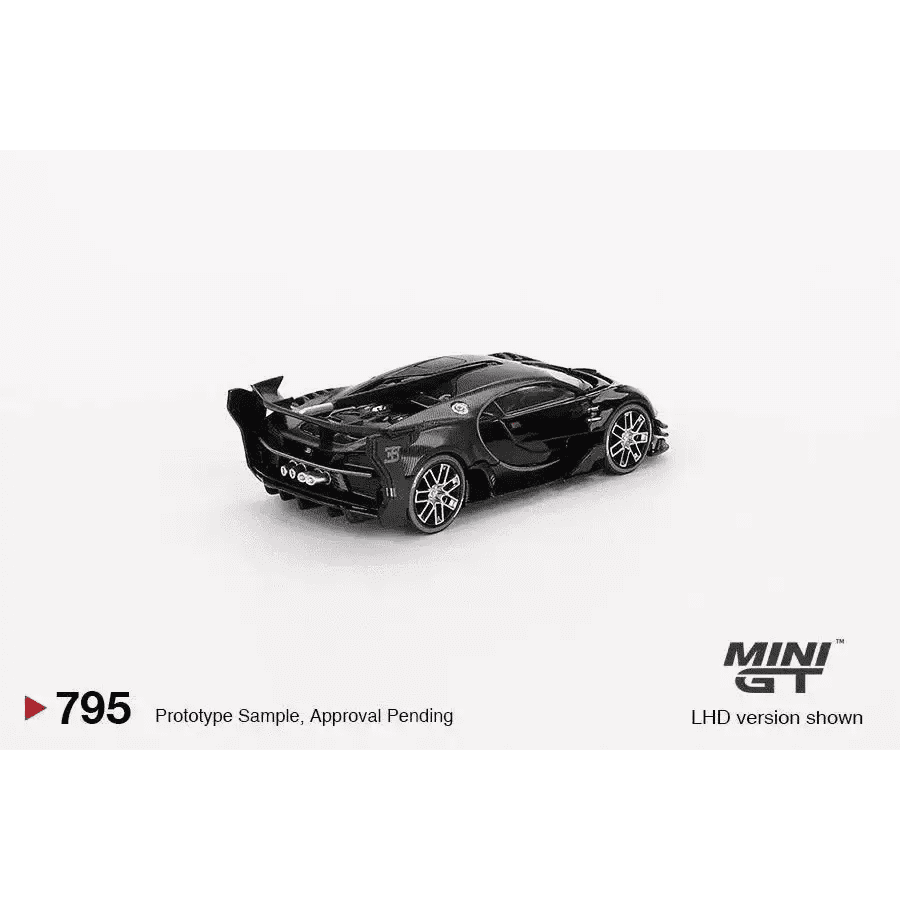 MINI GT 1:64 Bugatti Vision Gran Turismo Black MGT00795-L