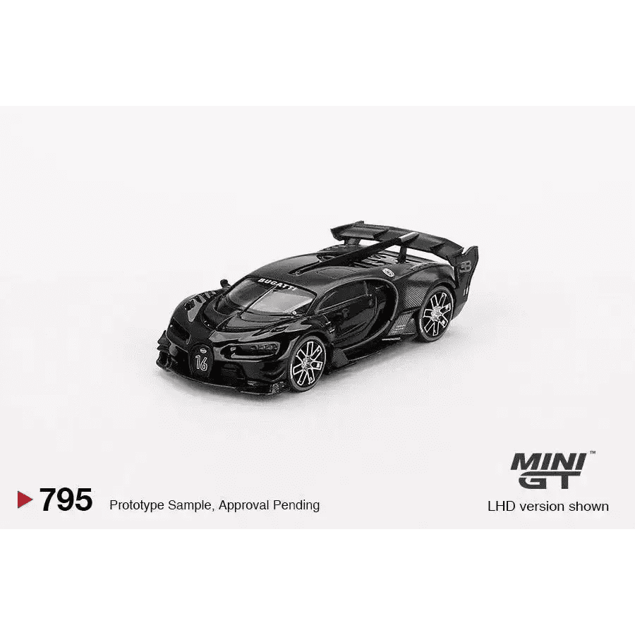 MINI GT 1:64 Bugatti Vision Gran Turismo Black MGT00795-L