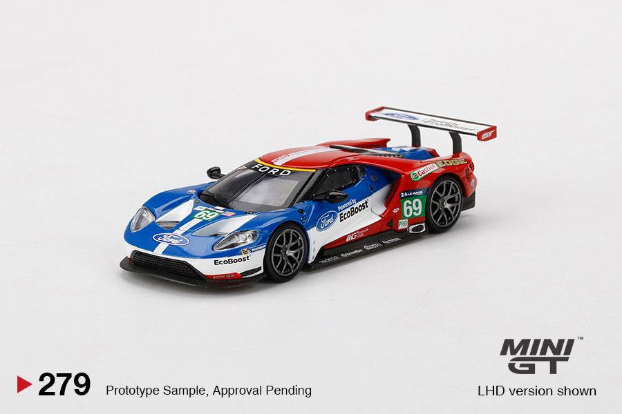 MINI GT 1:64 Ford GT LMGTE PRO 2016 24 Hrs of Le Mans Ford Chip Ganassi #69 MGT00279