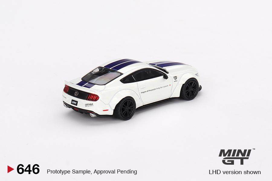 MINI GT 1:64 Ford Mustang GT LB-WORKS White MGT00646-R