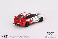 Thumbnail for PRE-ORDER MINI GT 1:64 Honda Civic Type R #2 2023 Pace Car White MGT00721-L