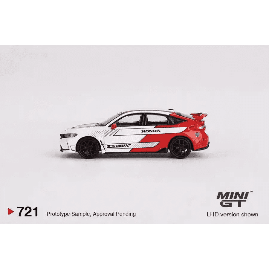 MINI GT 1:64 Honda Civic Type R #2 2023 Pace Car White MGT00721-L