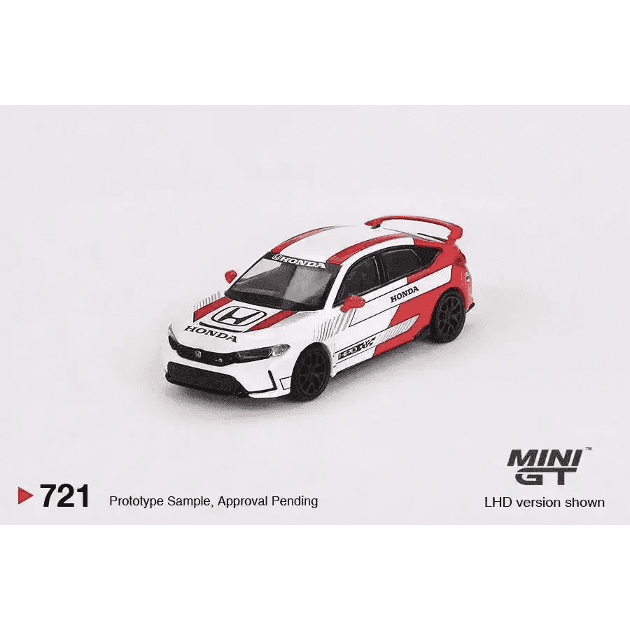 MINI GT 1:64 Honda Civic Type R #2 2023 Pace Car White MGT00721-L