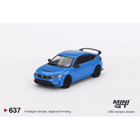 Thumbnail for MINI GT 1:64 Honda Civic Type R Boost Blue Pearl 2023 MGT00637-R BLISTER