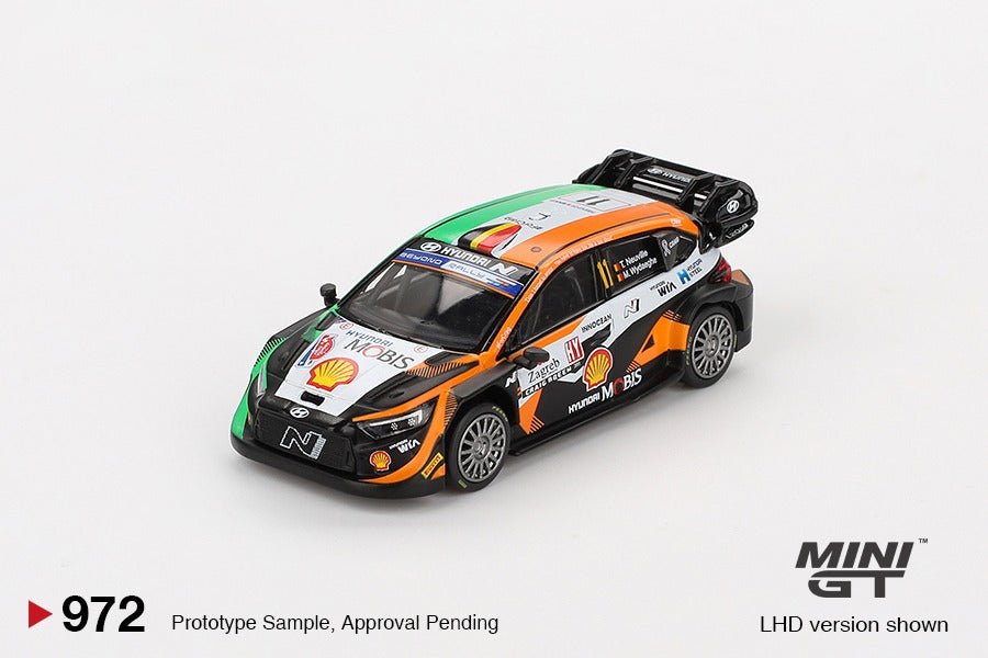 MINI GT 1:64 Hyundai i20 N Rally1 #11 2023 Rally Croatia Power Stage Winner MGT00972-L
