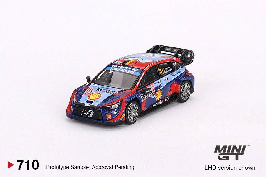 PRE-ORDER MINI GT 1:64 Hyundai i20 N Rally1 2023 Rally MonteCarlo 3rd Place #11 MGT00710-L