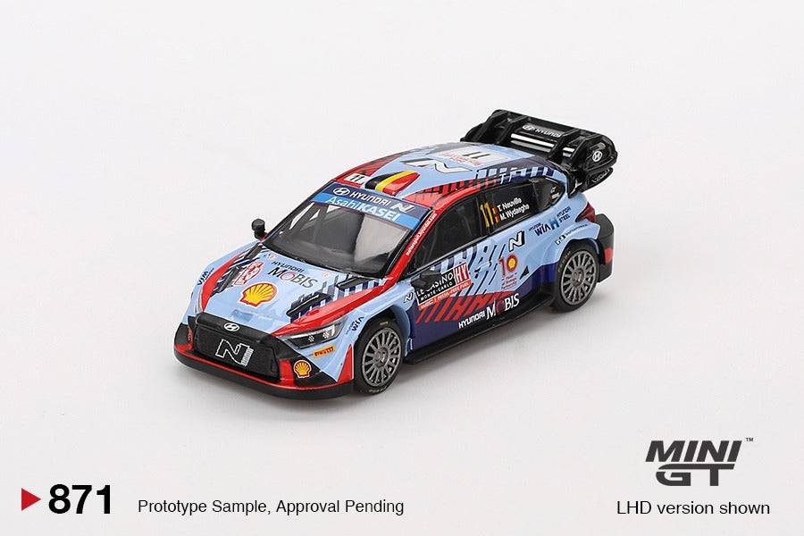 MINI GT 1:64 Hyundai i20 N Rally1 Hybrid #11 2024 Rallye Monte-Carlo Winner MGT00871-L