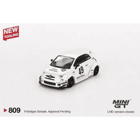 Thumbnail for MINI GT 1:64 LB-WORKS x Abas Works ABARTH 595 Gara White MGT00809-L