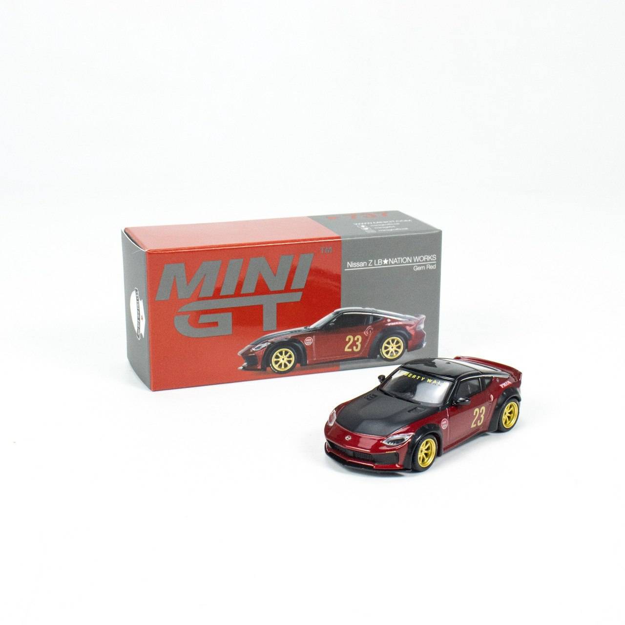 MINI GT 1:64 LB Works Nissan Z Gem Red CLDC Exclusive MGT00737