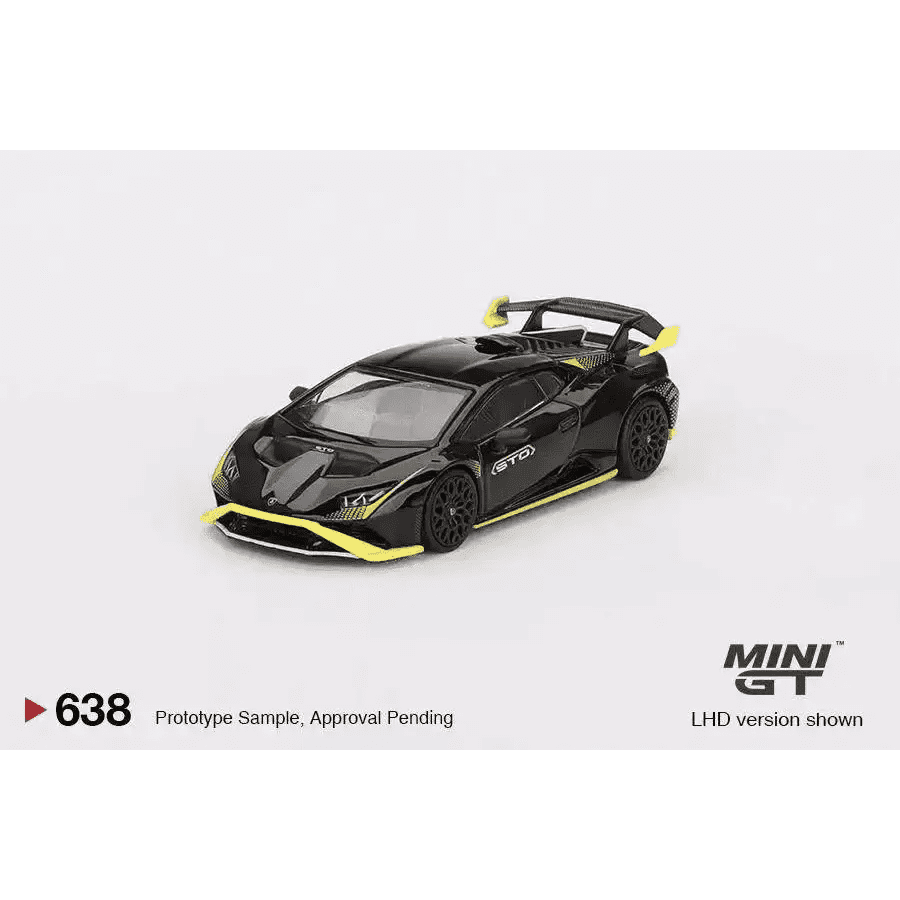 MINI GT 1:64 Lamborghini Huracán STO Nero Noctis MGT00638-R