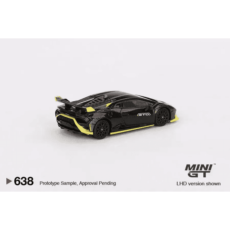 MINI GT 1:64 Lamborghini Huracán STO Nero Noctis MGT00638-R