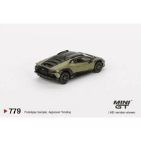 Thumbnail for MINI GT 1:64 Lamborghini Huracán Sterrato Verde Gea Matt MGT00779-R