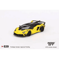 Thumbnail for MINI GT 1:64 Lamborghini LB-Silhouette WORKS Aventador GT EVO Yellow MGT00639-L