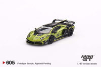 Thumbnail for MINI GT 1:64 Lamborghini LB-Silhouette WORKS Aventador GT EVO Lime