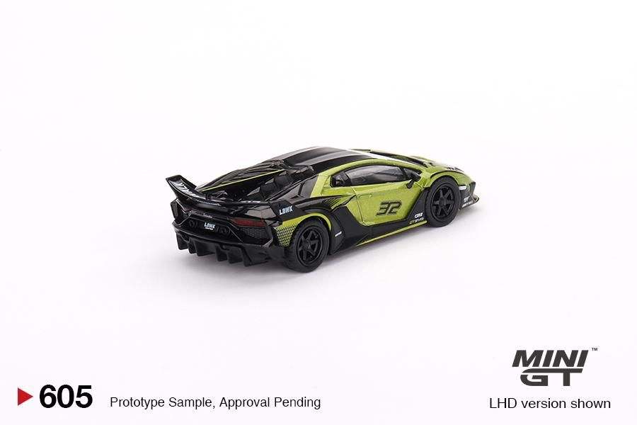 MINI GT 1:64 Lamborghini LB-Silhouette WORKS Aventador GT EVO Lime