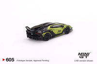 Thumbnail for MINI GT 1:64 Lamborghini LB-Silhouette WORKS Aventador GT EVO Lime