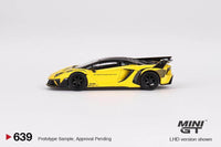 Thumbnail for MINI GT 1:64 Lamborghini LB-Silhouette WORKS Aventador GT EVO Yellow MGT00639-R