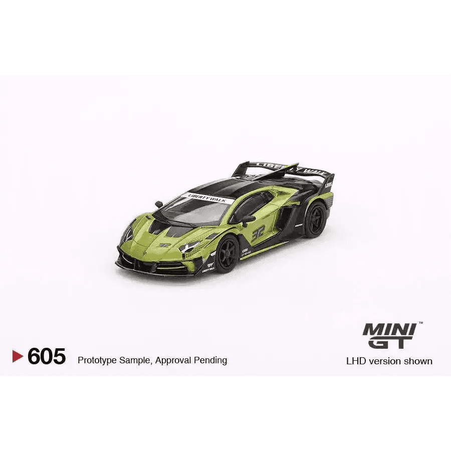 MINI GT 1:64 Lamborghini LB-Silhouette Works Aventador GT EVO Lime MGT00605-R