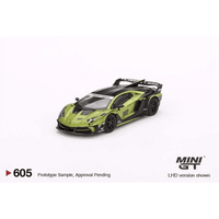 Thumbnail for MINI GT 1:64 Lamborghini LB-Silhouette WORKS Aventador GT EVO Lime