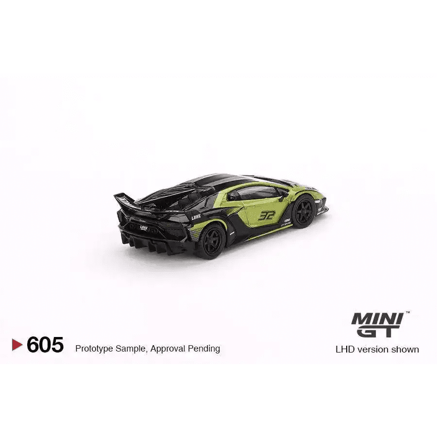 MINI GT 1:64 Lamborghini LB-Silhouette WORKS Aventador GT EVO Lime